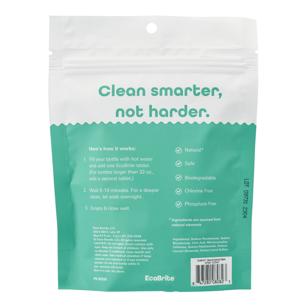 Bottle Cleaning Tablets Water Bottle VXW3X