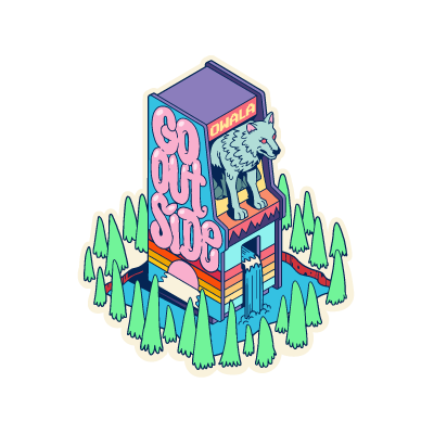 Stickers Water Bottle WZ14H