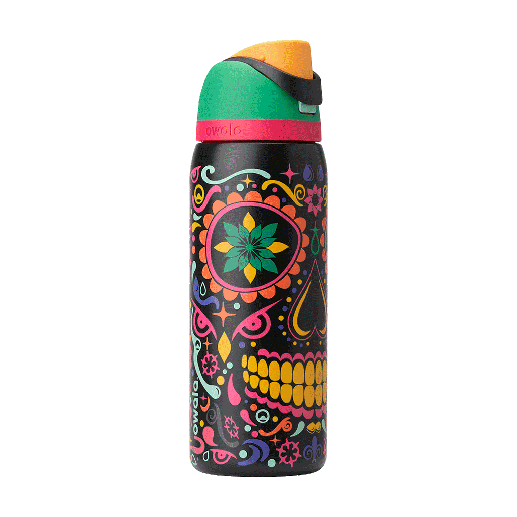 Sugar Skull Water Bottle PCIDS